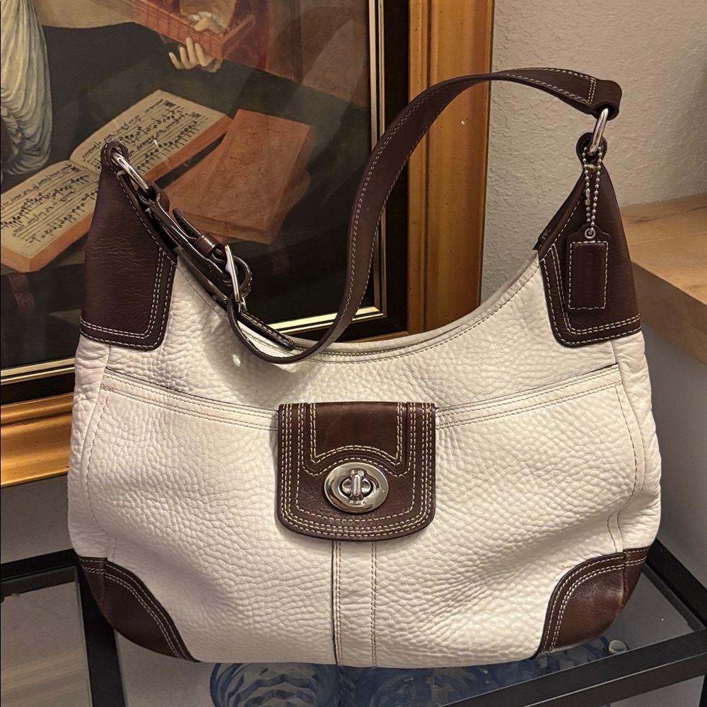 Coach Hamilton Leather Hobo Bag